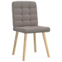 Sillas de comedor 2 unidades tela gris taupé de , Sillas de comedor - Ref: Foro24-4101097, Precio: 106,42 €, Descuento: %