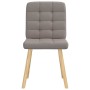 Sillas de comedor 2 unidades tela gris taupé de , Sillas de comedor - Ref: Foro24-4101097, Precio: 106,42 €, Descuento: %
