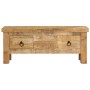 Mesa de centro de madera maciza de mango 90x45x35 cm en Mesas de centro | Comprar online en Foru.es