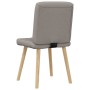 Sillas de comedor 2 unidades tela gris taupé de , Sillas de comedor - Ref: Foro24-4101097, Precio: 106,42 €, Descuento: %