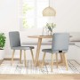 Sillas de comedor giratorias 2 unidades tela gris claro de , Sillas de comedor - Ref: Foro24-4101144, Precio: 104,51 €, Descu...