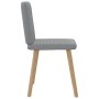 Sillas de comedor giratorias 2 unidades tela gris claro de , Sillas de comedor - Ref: Foro24-4101144, Precio: 104,51 €, Descu...