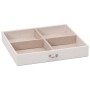 Joyero de 4 niveles con espejo y cerradura 22,5x17,5x16,5 cm de , Soportes para joyería - Ref: Foro24-4103560, Precio: 35,74 ...