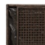 Banco de almacenaje con cojín marrón 100 cm ratán sintético de , Bancos de jardín - Ref: Foro24-4104061, Precio: 135,99 €, De...