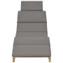 Tumbona plegable con cojín verde oscuro madera maciza de teca de vidaXL, Tumbonas - Ref: Foro24-310668, Precio: 205,31 €, Des...