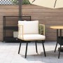 Sillón de jardín con cojines ratán sintético natural de , Sillas de jardín - Ref: Foro24-4108260, Precio: 98,63 €, Descuento: %