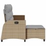 Sofá de jardín reclinable con cojines en forma de L beige de , Sofás de exterior - Ref: Foro24-4108241, Precio: 289,76 €, Des...