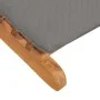 Tumbona plegable con cojín verde oscuro madera maciza de teca de vidaXL, Tumbonas - Ref: Foro24-310668, Precio: 205,31 €, Des...