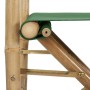 Sillas de director plegables 2 piezas bambú y tela verde de vidaXL, Sillas de jardín - Ref: Foro24-313032, Precio: 91,73 €, D...