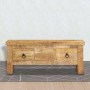 Mesa de centro de madera maciza de mango 90x45x35 cm en Mesas de centro | Comprar online en Foru.es