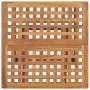 Set de comedor de jardín plegable 3 pzas madera maciza de teca de vidaXL, Conjuntos de jardín - Ref: Foro24-315455, Precio: 1...