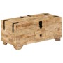 Mesa de centro de madera maciza de mango 80x40x35 cm en Mesas de centro | Comprar online en Foru.es