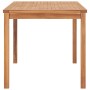 Mesa de comedor de jardín madera maciza de teca 140x80x77 cm de vidaXL, Mesas de jardín - Ref: Foro24-315619, Precio: 259,57 ...