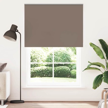 Estor Enrollable Opaco Color Café 145x230cm Tela Ancho 141,6cm de , Persianas y estores - Ref: Foro24-4011085, Precio: 32,26 ...