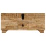 Mesa de centro de madera maciza de mango 80x40x35 cm en Mesas de centro | Comprar online en Foru.es