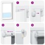 Estor Enrollable Opaco Blanco Roto 90x150cm Tela Ancho 85,7cm de , Persianas y estores - Ref: Foro24-4011646, Precio: 22,92 €...