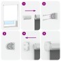 Estor Enrollable Opaco Blanco Roto 90x150cm Tela Ancho 85,7cm de , Persianas y estores - Ref: Foro24-4011646, Precio: 22,92 €...