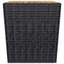 Mesa y sillas jardín 3 pzas ratán sintético madera acacia negro de vidaXL, Conjuntos de jardín - Ref: Foro24-3058366, Precio:...