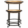 Juego de mesas auxiliar 2 piezas madera maciza de mango de , Mesas auxiliares - Ref: Foro24-4013513, Precio: 89,95 €, Descuen...