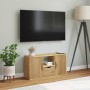 Mueble para TV con cajón ODDA 79x24x40 cm madera pino maciza de , Muebles TV - Ref: Foro24-4103605, Precio: 66,93 €, Descuent...