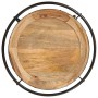 Mesa auxiliar madera maciza de mango Ø55x60 cm de , Mesas auxiliares - Ref: Foro24-4013511, Precio: 88,81 €, Descuento: %