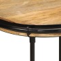 Mesa auxiliar madera maciza de mango Ø55x60 cm de , Mesas auxiliares - Ref: Foro24-4013511, Precio: 88,81 €, Descuento: %