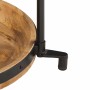 Mesa auxiliar madera maciza de mango Ø55x60 cm de , Mesas auxiliares - Ref: Foro24-4013511, Precio: 88,81 €, Descuento: %