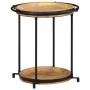 Mesa auxiliar madera maciza de mango Ø55x60 cm de , Mesas auxiliares - Ref: Foro24-4013511, Precio: 88,81 €, Descuento: %