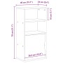 Mueble auxiliar ODDA 40x24x79 cm madera maciza de pino de , Aparadores - Ref: Foro24-4103595, Precio: 56,97 €, Descuento: %