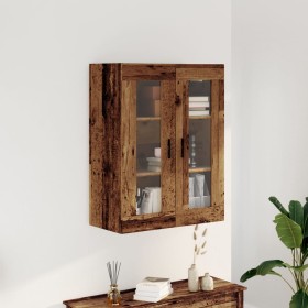 Armario de pared madera de ingeniería envejecida 69,5x34x90 cm de , Aparadores - Ref: Foro24-857330, Precio: 82,95 €, Descuen...