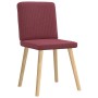 Sillas de comedor 2 unidades tela rojo tinto de , Sillas de comedor - Ref: Foro24-4101200, Precio: 103,21 €, Descuento: %