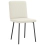 Sillas de comedor 4 unidades terciopelo crema de , Sillas de comedor - Ref: Foro24-3315295, Precio: 166,36 €, Descuento: %