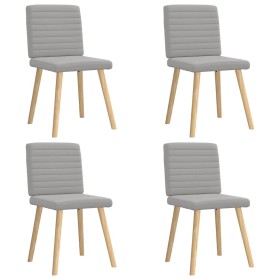 Sillas de comedor 4 uds tela gris nube de , Sillas de comedor - Ref: Foro24-3315283, Precio: 200,81 €, Descuento: %