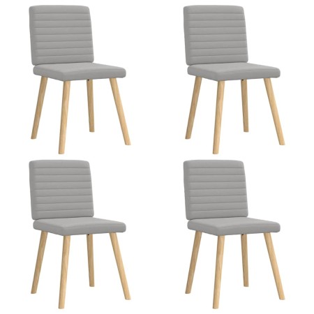 Sillas de comedor 4 uds tela gris nube de , Sillas de comedor - Ref: Foro24-3315283, Precio: 200,81 €, Descuento: %