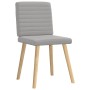 Sillas de comedor 4 uds tela gris nube de , Sillas de comedor - Ref: Foro24-3315283, Precio: 200,81 €, Descuento: %
