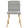 Sillas de comedor 4 uds tela gris nube de , Sillas de comedor - Ref: Foro24-3315283, Precio: 200,81 €, Descuento: %