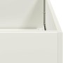 Jardinera acero blanco 280x80x40 cm de , Maceteros y jardineras - Ref: Foro24-860760, Precio: 143,26 €, Descuento: %