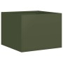 Jardinera acero verde oliva 40x40x30 cm de , Maceteros y jardineras - Ref: Foro24-860797, Precio: 43,16 €, Descuento: %