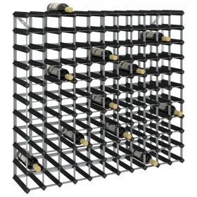 Botellero para 120 botellas madera maciza de pino negro de vidaXL, Botelleros - Ref: Foro24-325917, Precio: 185,32 €, Descuen...