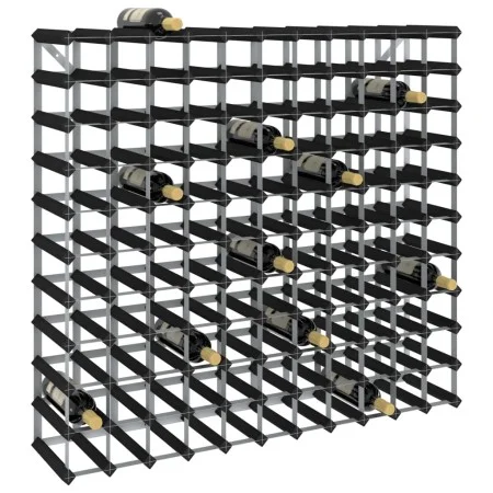 Wine rack for 120 bottles solid black pine wood by vidaXL, Wine racks - Ref: Foro24-325917, Price: 185,32 €, Discount: %