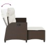 Set de sofás de jardín en forma de L con cojines 3 pzas marrón de , Conjuntos de jardín - Ref: Foro24-3328639, Precio: 376,73...