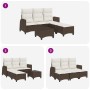 Set de sofás de jardín en forma de L con cojines 3 pzas marrón de , Conjuntos de jardín - Ref: Foro24-3328639, Precio: 376,73...