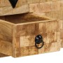 Mesa de centro de madera maciza de mango 80x40x35 cm en Mesas de centro | Comprar online en Foru.es