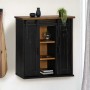 Armario colgante HALDEN 2 puerta correderas 75x22,5x70 cm negro de , Armarios de cocina - Ref: Foro24-4018444, Precio: 133,54...