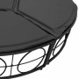 Tumbona cama de jardín con capota y cojines ratán PE negro de , Camas para exteriores - Ref: Foro24-4108234, Precio: 355,46 €...