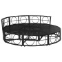 Tumbona cama de jardín sin capota ratán PE negro de , Camas para exteriores - Ref: Foro24-4108236, Precio: 292,25 €, Descuent...