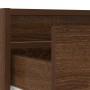 Mueble de TV con luces LED roble marrón 100X35,5x25 cm de , Muebles TV - Ref: Foro24-860244, Precio: 85,55 €, Descuento: %
