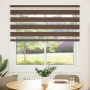 Estor cebra marrón 140x100 cm tejido ancho 135,9 cm poliéster de , Persianas y estores - Ref: Foro24-4014321, Precio: 30,06 €...