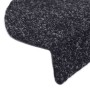 Alfombrilla autoadhesiva escalera 20 uds negro 56x17x3 cm de , Alfombrillas para escalones - Ref: Foro24-3365669, Precio: 49,...