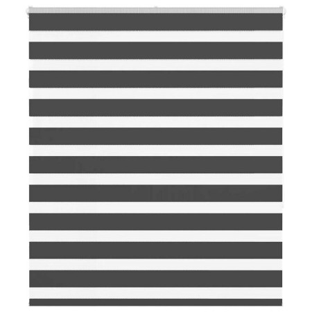 Estor cebra negro 120x150 cm tejido ancho 115,9 cm poliéster de , Persianas y estores - Ref: Foro24-4014239, Precio: 26,49 €,...